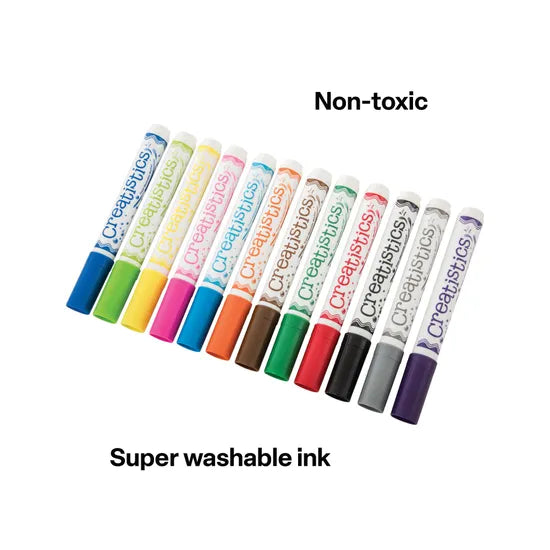 Creatistics Chunky Colouring Markers - PK 12 - Modern Teaching Aids NZ