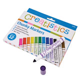 Creatistics Chunky Colouring Markers - PK 12 - Modern Teaching Aids NZ