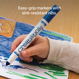 Creatistics Chunky Colouring Markers - PK 12 - Modern Teaching Aids NZ