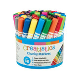 Creatistics Chunky Colouring Markers - Tub 48 - Modern Teaching Aids NZ