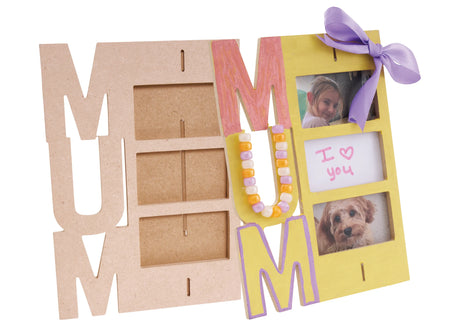 Mum Wooden Photo Frame - Pack of 10 - Modern Teaching Aids NZ