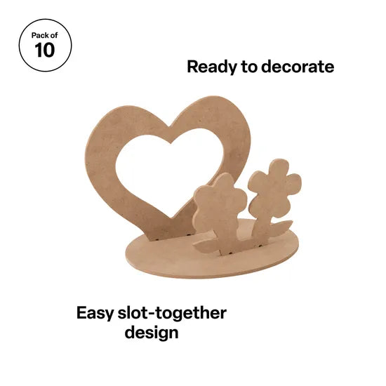 Heart Diorama Frame - Pack of 10 - Modern Teaching Aids NZ