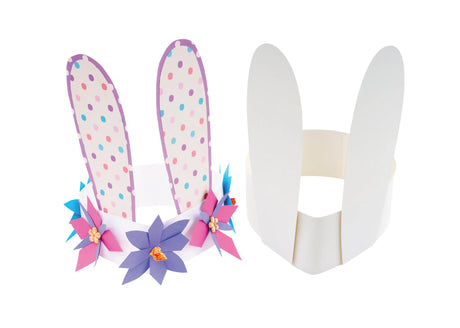 Cardboard Bunny Ear Crown - Pack of 10 - Modern Teaching Aids NZ