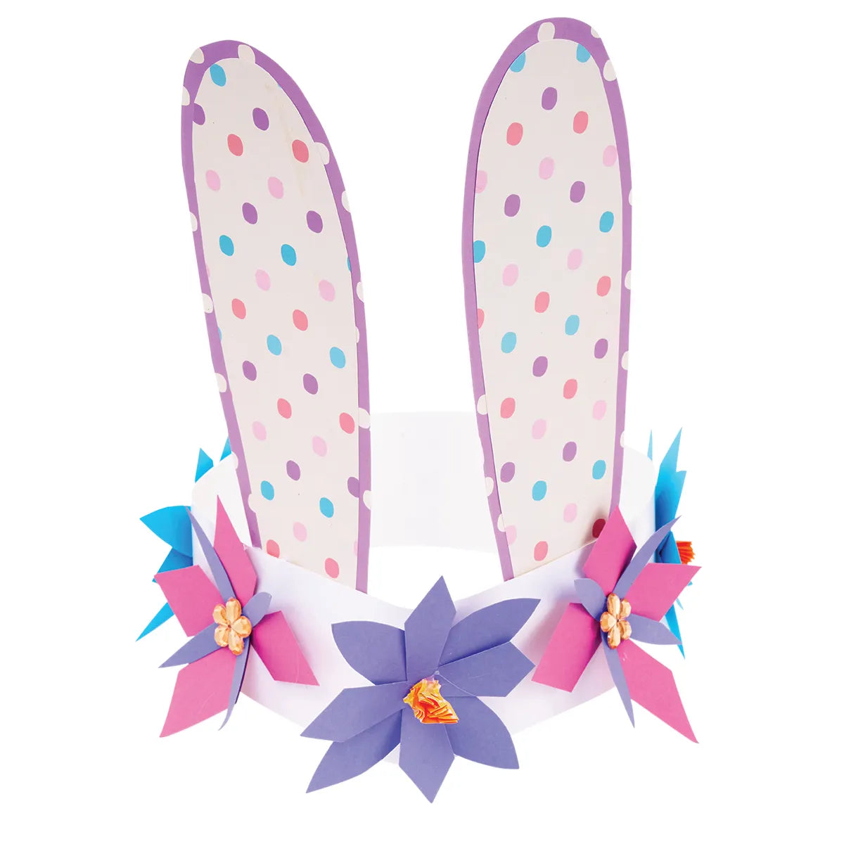 Cardboard Bunny Ear Crown - Pack of 10 - Modern Teaching Aids NZ