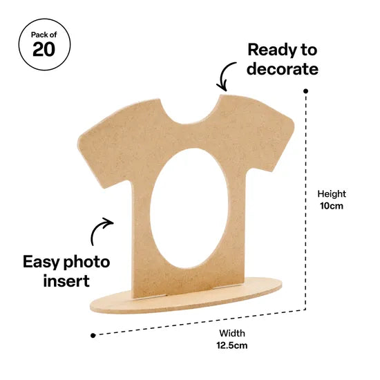 Wooden T-shirt Frame - Pack of 20 - Modern Teaching Aids NZ