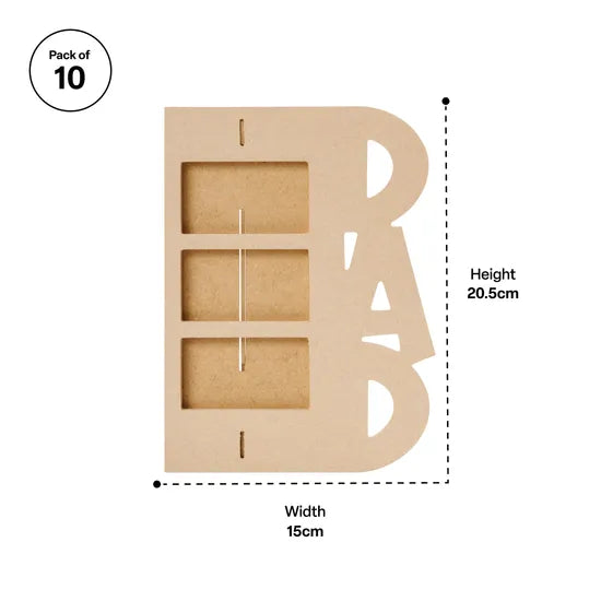 Dad Photo Frame - Pack of 10 - Modern Teaching Aids NZ
