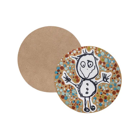 Round Wooden Coaster - Pack of 20 - Modern Teaching Aids NZ