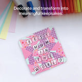 Creatistics Square Wooden Coaster- Pack of 20 - Modern Teaching Aids NZ