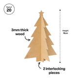 Creatistics 3D Christmas Tree - Pack of 20 - Modern Teaching Aids NZ