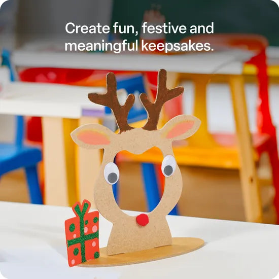 Reindeer Photo Frame - Pack of 20 - Modern Teaching Aids NZ