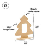 Creatistics Christmas Tree Frame - Pack of 20 - Modern Teaching Aids NZ