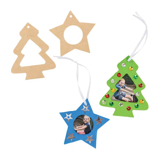 Tree & Star Hanging Frames - Pack of 20 - Modern Teaching Aids NZ