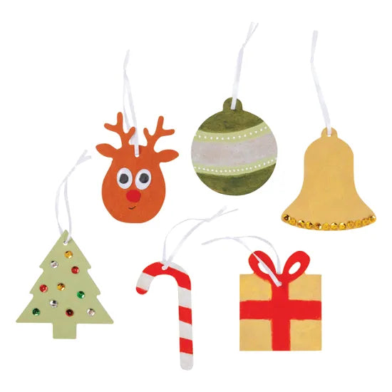 Creatistics Christmas Wooden Ornaments- Pack of 30 - Modern Teaching Aids NZ
