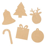 Creatistics Christmas Wooden Ornaments- Pack of 30 - Modern Teaching Aids NZ