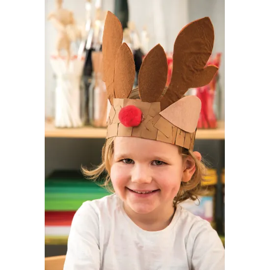 Creatistics Cardboard Reindeer Antlers- Pack of 20 - Modern Teaching Aids NZ