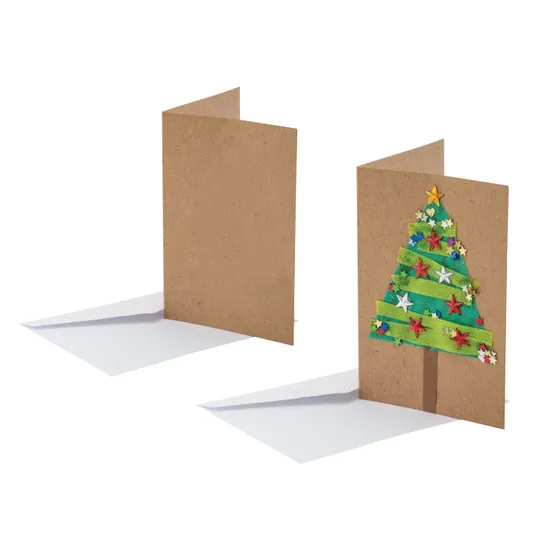 Creatistics Natural Cards & Envelopes - Pack of 20 - Modern Teaching Aids NZ