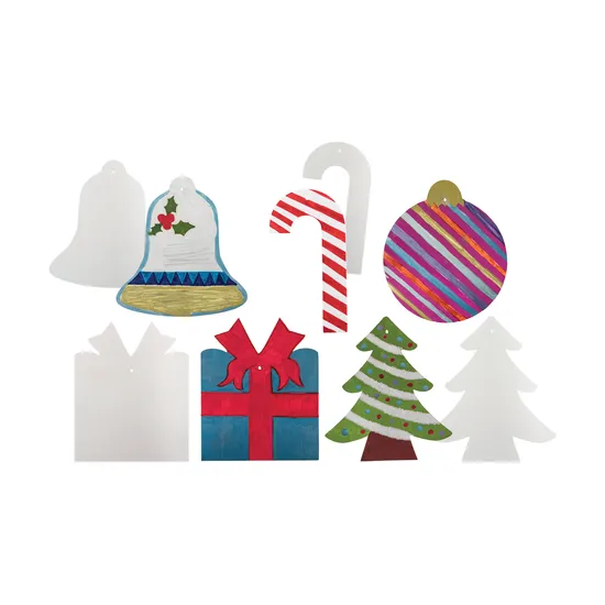 Cardboard Ornaments Asst - Pack of 40 - Modern Teaching Aids NZ