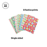 Christmas Craft Paper - Pack of 40 - Modern Teaching Aids NZ