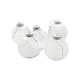Plastic Baubles Clear - Pack of 10 - Modern Teaching Aids NZ