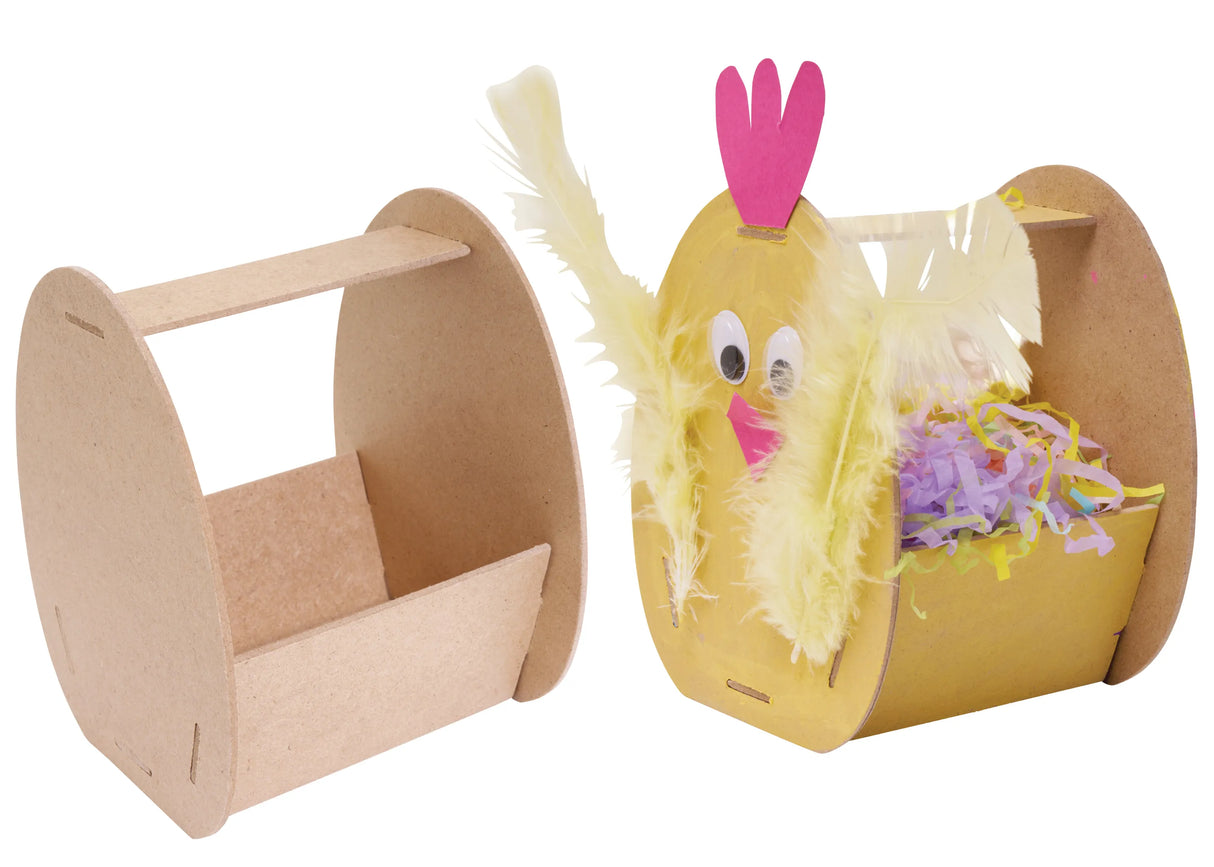 Egg Shaped Wooden Basket - Pack of 10 - Modern Teaching Aids NZ