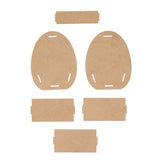 Egg Shaped Wooden Basket - Pack of 10 - Modern Teaching Aids NZ