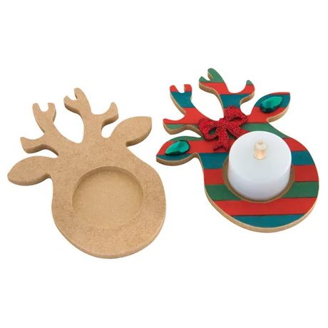 Reindeer Tealight Holder - Pack of 10 - Modern Teaching Aids NZ