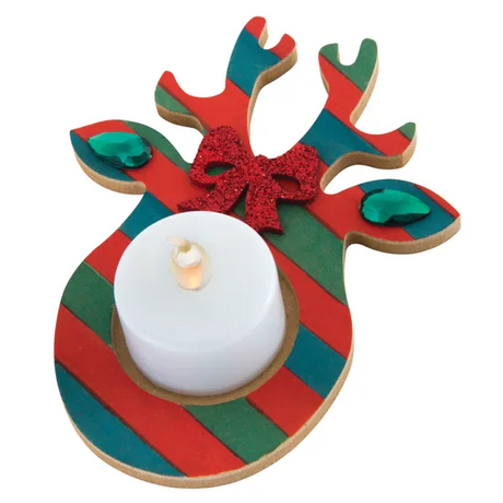 Reindeer Tealight Holder - Pack of 10 - Modern Teaching Aids NZ