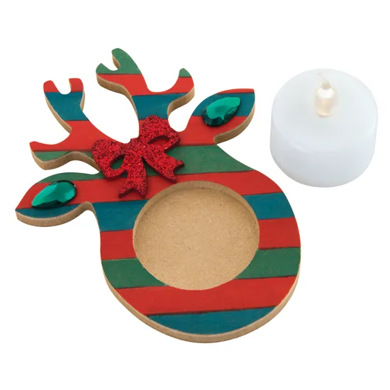 Reindeer Tealight Holder - Pack of 10 - Modern Teaching Aids NZ