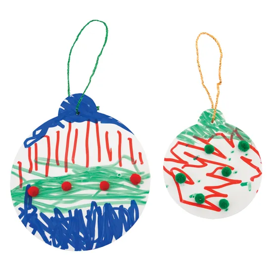Cardboard Baubles - Pack of 60 - Modern Teaching Aids NZ