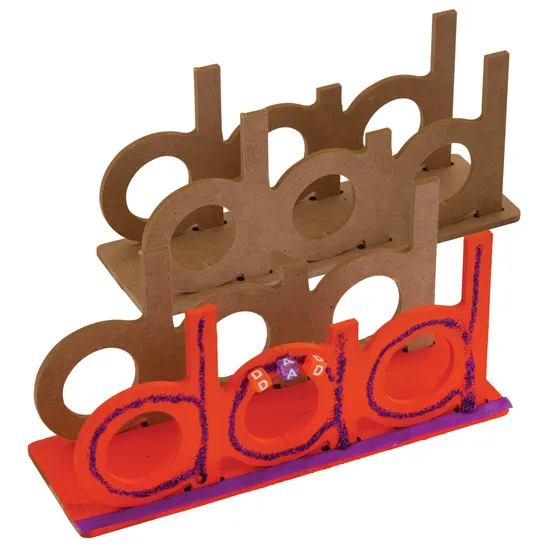 Dad Letter Holder - Pack of 10 - Modern Teaching Aids NZ