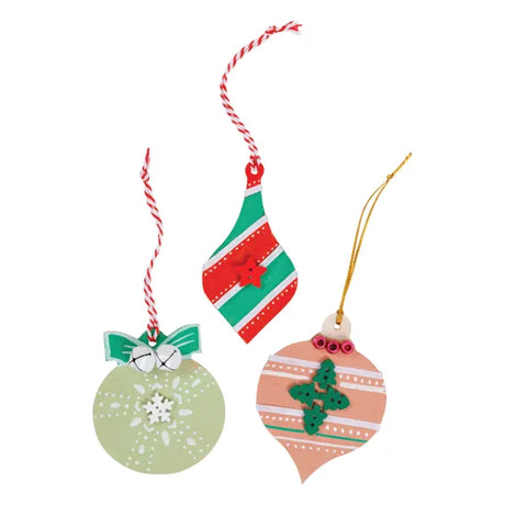 Wooden Bauble Ornaments - Pack of 30 - Modern Teaching Aids NZ