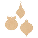 Wooden Bauble Ornaments - Pack of 30 - Modern Teaching Aids NZ