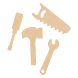 Wooden Tools - Pack of 12 - Modern Teaching Aids NZ