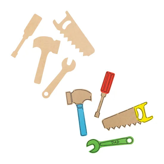 Wooden Tools - Pack of 12 - Modern Teaching Aids NZ