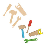 Wooden Tools - Pack of 12 - Modern Teaching Aids NZ
