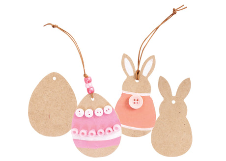 Wooden Easter Ornaments - Pack of 30 - Modern Teaching Aids NZ