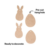 Wooden Easter Ornaments - Pack of 30 - Modern Teaching Aids NZ