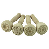 Wooden Dough Stampers - Pack of 4 - Modern Teaching Aids NZ