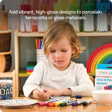Glass & Porcelain Markers - Pack of 8 - Modern Teaching Aids NZ