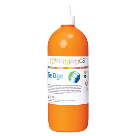 Creatistics Tie Dye 1L - Orange - Modern Teaching Aids NZ