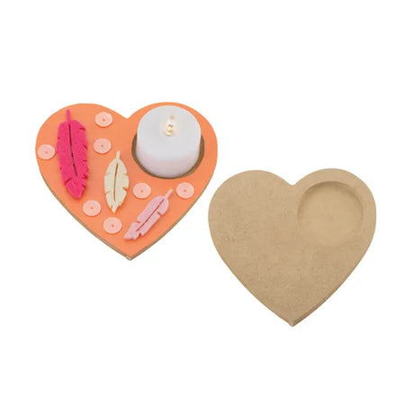 Heart Tealight Holder - Pack of 10 - Modern Teaching Aids NZ