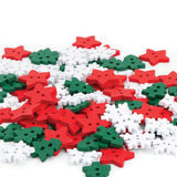 Creatistics Wooden Christmas Buttons - Pack of 100 - Modern Teaching Aids NZ