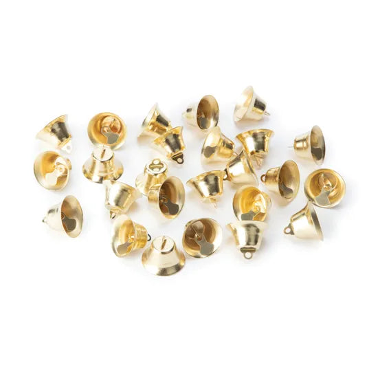 Gold Christmas Bells - Pack of 50 - Modern Teaching Aids NZ