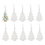 Ceramic Tree Ornaments - Pack of 10 - Modern Teaching Aids NZ