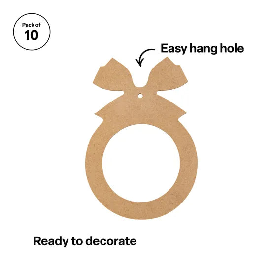 Bauble Frame Ornament - Pack of 10 - Modern Teaching Aids NZ