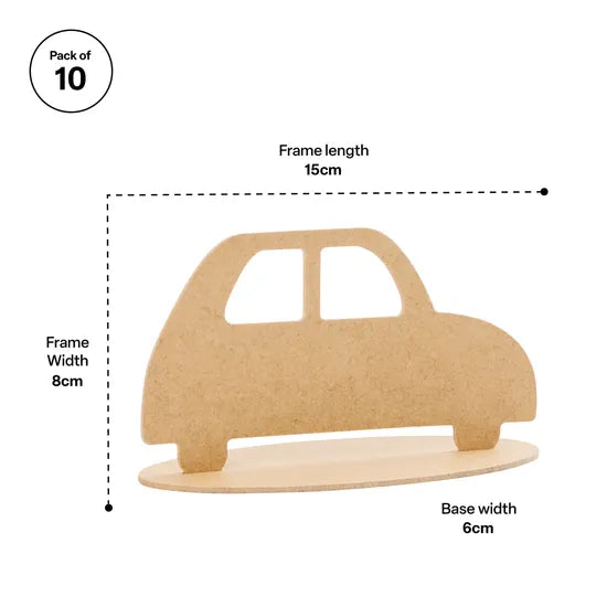 Car Frame - Pack of 10 - Modern Teaching Aids NZ