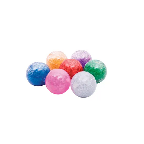 Sensory Rainbow Glitter Balls Set Pk7 - Modern Teaching Aids NZ