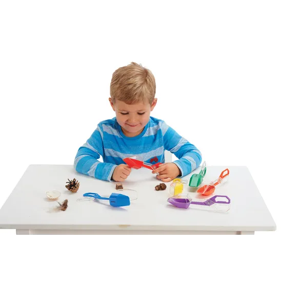 Rainbow Tongs - Pack of 6 - Modern Teaching Aids NZ