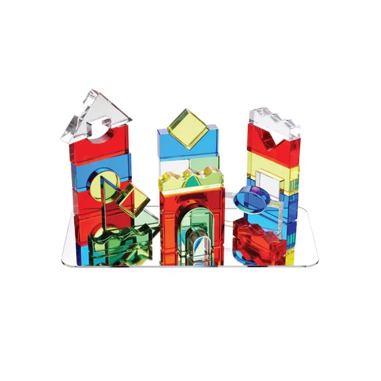 Colour Crystal Block Set - 25 pieces - Modern Teaching Aids NZ