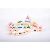 Rainbow Blocks - Pack of 24 - Modern Teaching Aids NZ